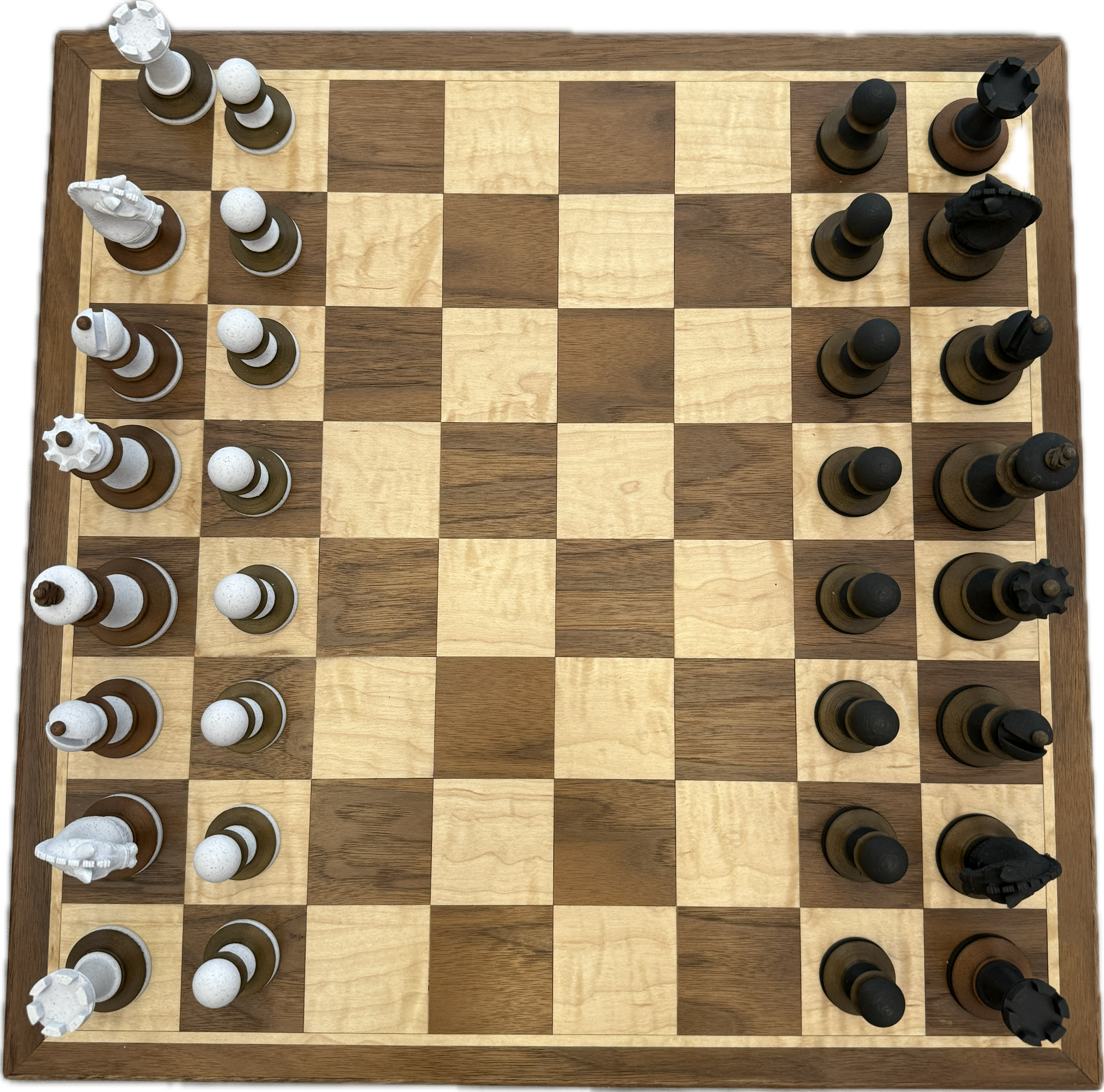 Custom Chess Set with 3D-Printed Pieces